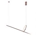 Lustra LED moderna design minimalist Lozanna Brushed Bronze