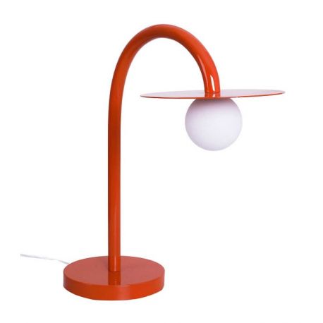 Veioze - Lampa de masa LED design minimalist ENIGMA, Coral red