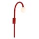 Aplica de perete LED design minimalist ENIGMA, Coral red