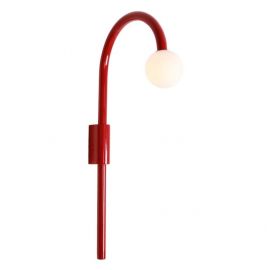 Aplica de perete LED design minimalist ENIGMA, Coral red