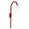 Aplica de perete LED design minimalist ENIGMA, Coral red