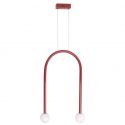  Lustra LED design minimalist ENIGMA, Coral red