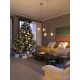 Pendule, Lustre suspendate - Lustra LED design minimalist ENIGMA, Coral red