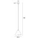 Pendule, Lustre suspendate - Pendul, Lustra din lemn design scandinav Sakura Oak