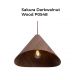 Pendule, Lustre suspendate - Pendul, Lustra din lemn design scandinav Sakura Darkwalnut