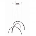 Lustra LED design decorativ modern Trio Arc Shiny Black