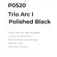 Pendule, Lustre suspendate - Lustra LED design decorativ modern Trio Arc I Polished Black