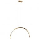 Lustra LED design decorativ modern Trio Arc I Brusched Gold