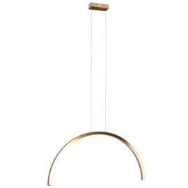 Pendule, Lustre suspendate - Lustra LED design decorativ modern Trio Arc I Brusched Gold
