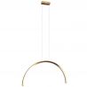 Lustra LED design decorativ modern Trio Arc I Brusched Gold