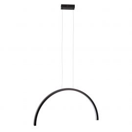 Pendule, Lustre suspendate - Lustra LED design decorativ modern Trio Arc I Matt Black