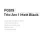 Pendule, Lustre suspendate - Lustra LED design decorativ modern Trio Arc I Matt Black