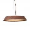 Pendul, Lustra LED din lemn design scandinav Tamago Dark Walnut