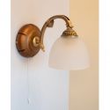 Aplica de perete design italian din alama cu lemn 5630