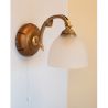Aplica de perete design italian din alama cu lemn 5630