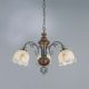 Candelabre, Lustre - Candelabru 3 brate design italian din alama cu lemn 2263