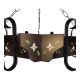 Candelabre, Lustre - Candelabru fabricat manual din lemn pictat Queen 6L