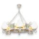 Candelabre, Lustre - Candelabru fabricat manual din lemn pictat Queen 6L
