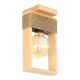 Lustre aplicate - Lustra aplicata rustica fabricata manual din lemn Rodos