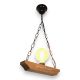 Pendule, Lustre suspendate - Lustra rustica fabricata manual din lemn CORFU 1L