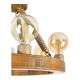Pendule, Lustre suspendate - Lustra rustica fabricata manual din lemn EVIA 6L