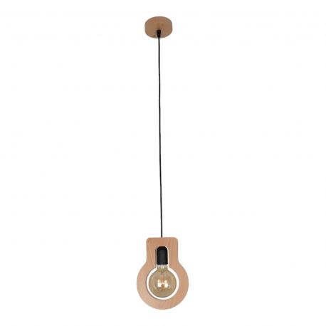 Pendule, Lustre suspendate - Lustra rustica fabricata manual din lemn YOKO