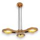 Pendule, Lustre suspendate - Lustra rustica fabricata manual din lemn YOKO 3L
