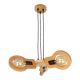 Pendule, Lustre suspendate - Lustra rustica fabricata manual din lemn YOKO 3L
