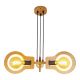 Pendule, Lustre suspendate - Lustra rustica fabricata manual din lemn YOKO 3L