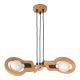 Pendule, Lustre suspendate - Lustra rustica fabricata manual din lemn YOKO 3L