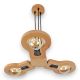 Pendule, Lustre suspendate - Lustra rustica fabricata manual din lemn YOKO 3L