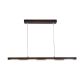 Pendule, Lustre suspendate - Lustra LED rustica fabricata manual din lemn OKIO 4L