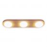 Plafoniera LED rustica fabricata manual din lemn OKIO 3L