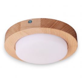 Plafoniere cu spoturi, Spoturi aplicate - Spot aplicat LED fabricat manual din lemn OKIO