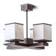 Lustra clasica fabricata manual din lemn ROYALE WHITE 4L