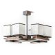 Lustra clasica fabricata manual din lemn ROYALE WHITE 8L