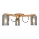 Lustre aplicate - Lustra aplicata clasica fabricata manual din lemn SIENA SMOKE