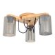 Lustre aplicate - Lustra aplicata clasica fabricata manual din lemn SIENA SMOKE