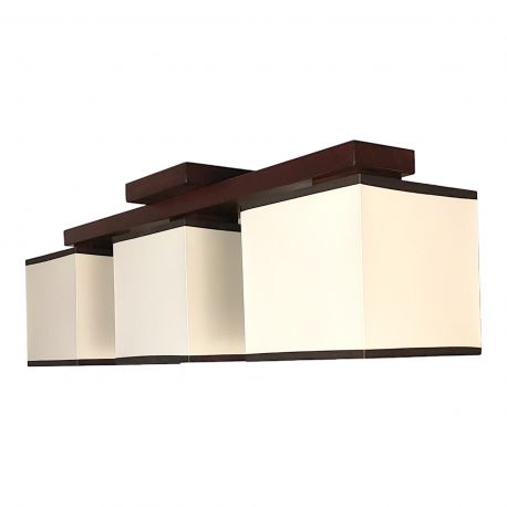 Plafoniere - Lustra rustica fabricata manual din lemn Lido