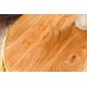 Masute Living - Set de 2 masute design unicat realizate manual Abstract Leaf auriu