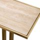 Console - Consola eleganta cu blat din travertin Beau Deco