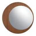 Oglinda decorativa design LUX Walnut 110cm