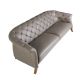 Canapele - Canapea 3 locuri design LUX Chester Grey Leather