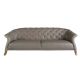 Canapele - Canapea 3 locuri design LUX Chester Grey Leather