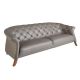 Canapea 3 locuri design LUX Chester Grey Leather