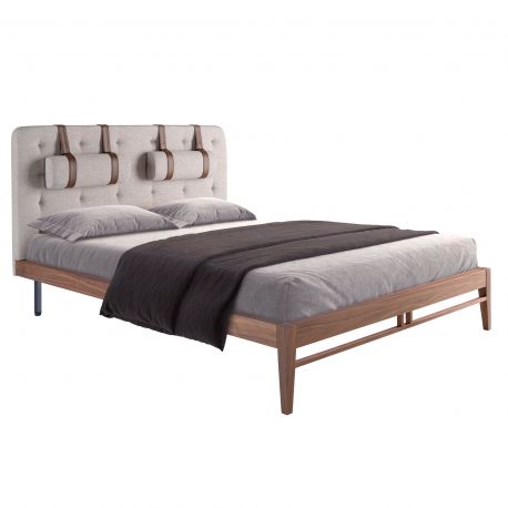 Paturi - Pat dublu design modern Platin, 160x200cm