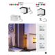 Aplice - Aplica LED de perete pentru exterior IP54 Andelle alb