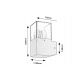 Aplice - Aplica de perete exterior, IP54 Loanda