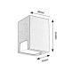 Aplice - Aplica de perete exterior IP44 Cernon