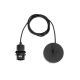 Pendule, Lustre suspendate - Lustra eco din iuta Cuzco natur/ negru